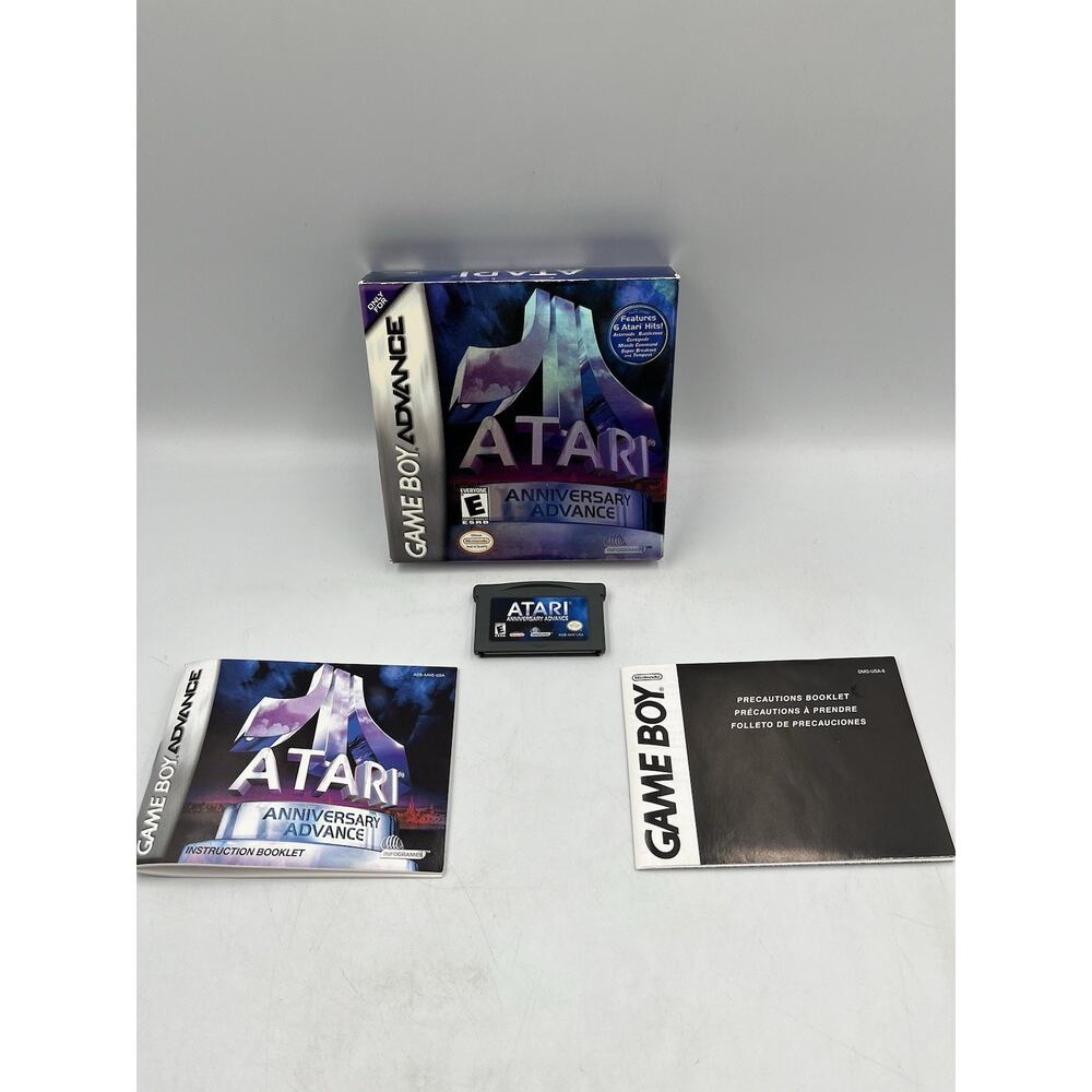 Atari Anniversary Advance (Nintendo Game Boy Advance, 2002) COMPLETE IN BOX